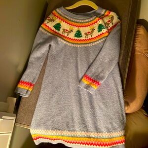 Mini boden Christmas sweater dress
